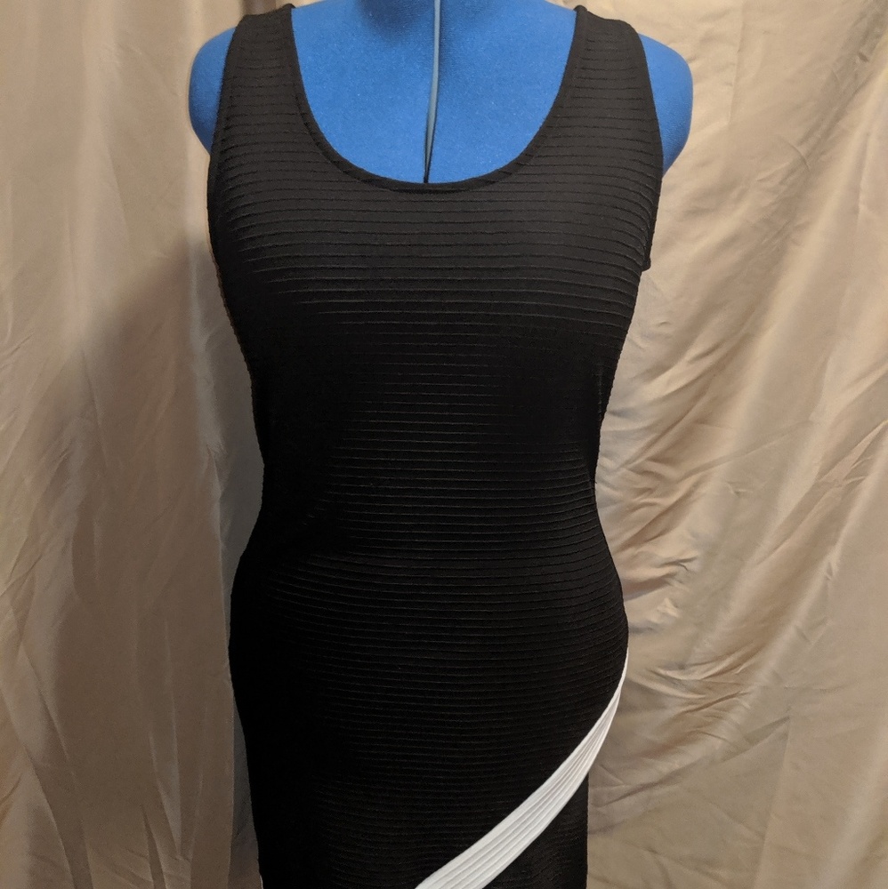 Black cocktail dress